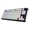 Hator skyfall sans fil, clavier de jeu (noir, disposition américaine, hator aurum citron, 80 % (tkl), RVB, ABS double injection, échange à chaud, Bluetooth USB-C 2,4 GHz)