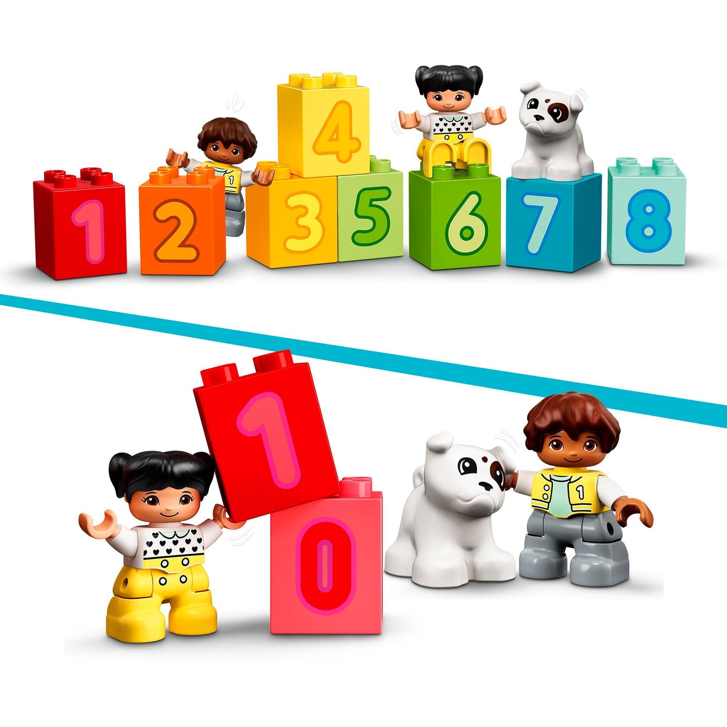 LEGO LEGO DUPLO 10954 NUMÉROS STREAT, Apprenez à compter