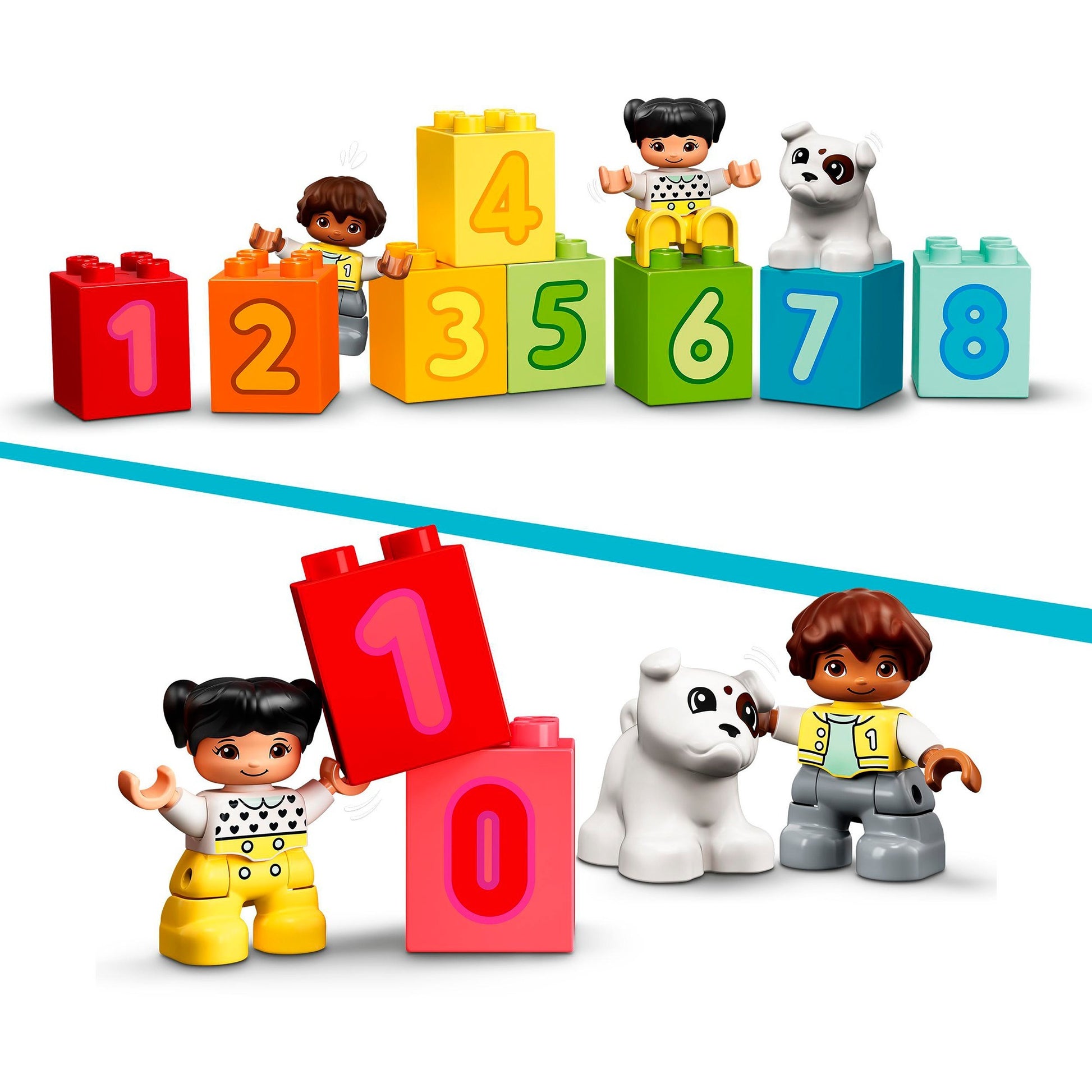LEGO LEGO DUPLO 10954 NUMÉROS STREAT, Apprenez à compter