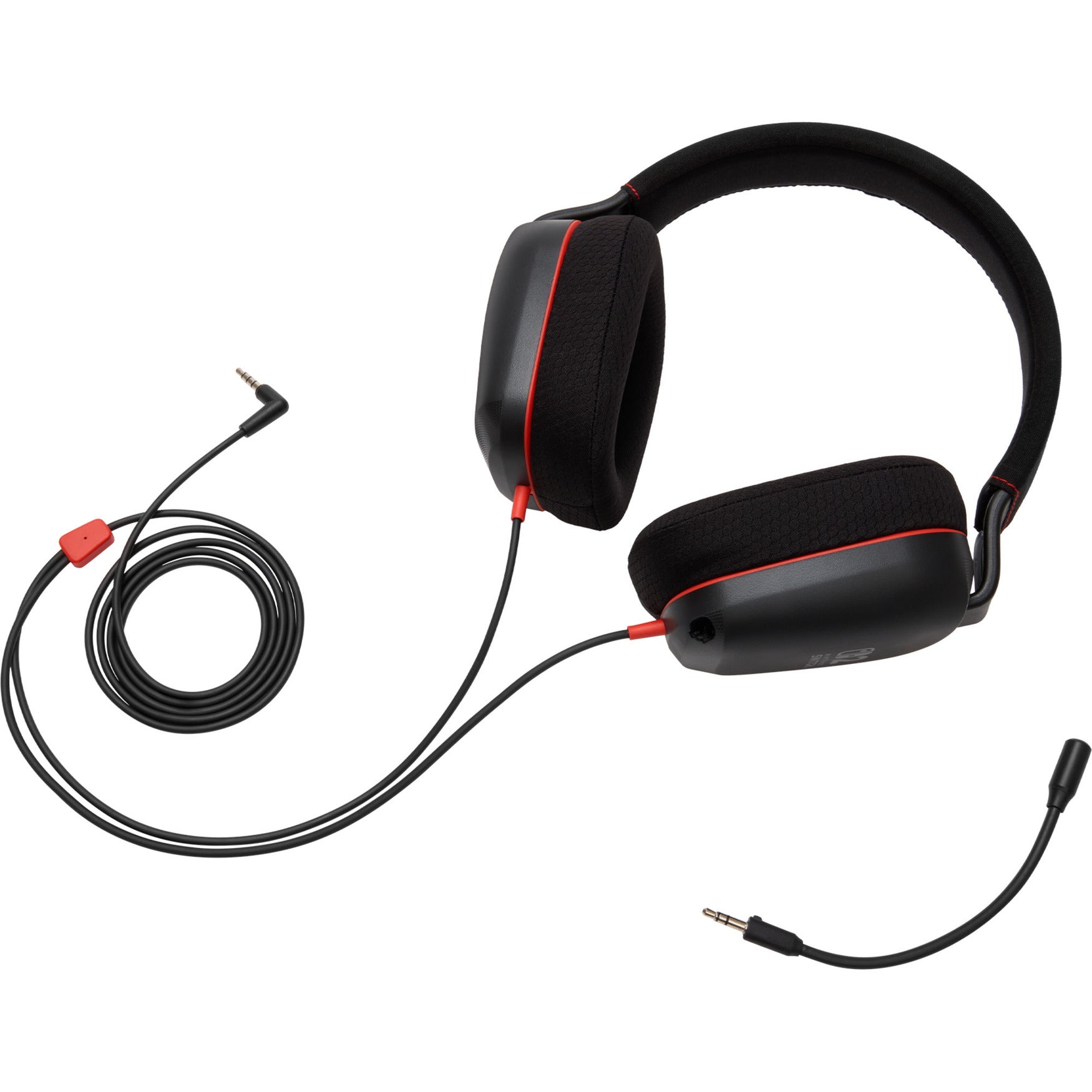 Casque stéréo filaire Powera pour casque de jeu supra-auriculaire Nintendo Switch 2 (noir rouge, Nintendo Switch 2, Nintendo Switch – modèle OLED, Nintendo Switch, Nintendo Switch Lite)