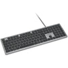 Kensington KB515 EQ USB-C Clavier filaire USB-A (gris, disposition internationale américaine (QWERTY), commutateurs à ciseaux, 100 %)