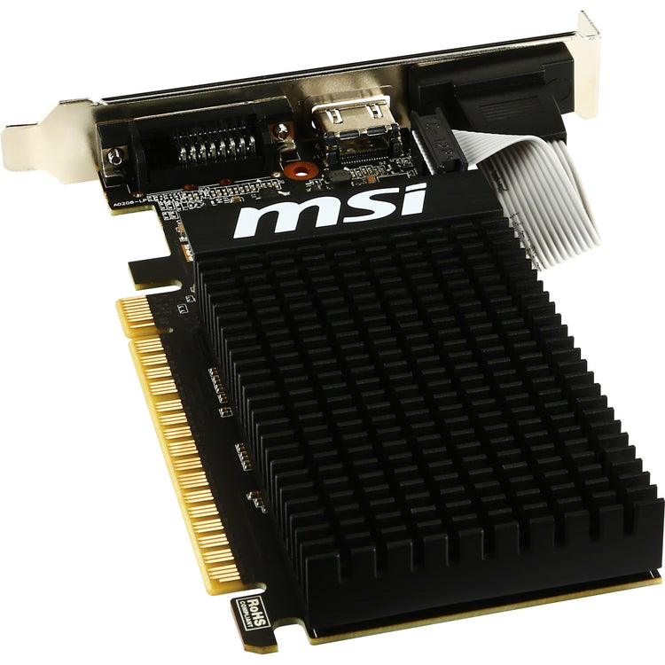 Carte graphique MSI GT 710 2GD3H LP (VGA, DVI, HDMI, profil bas)