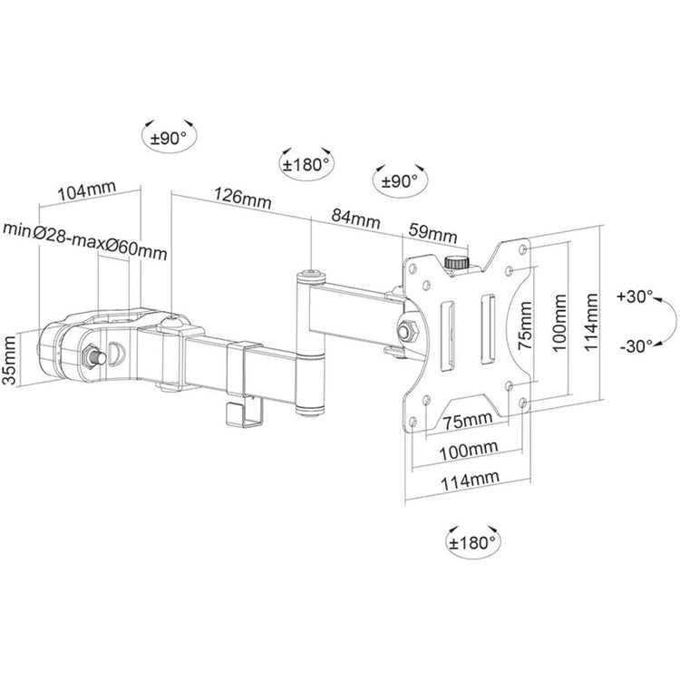 NEOMOUNTS FL40-450BL11