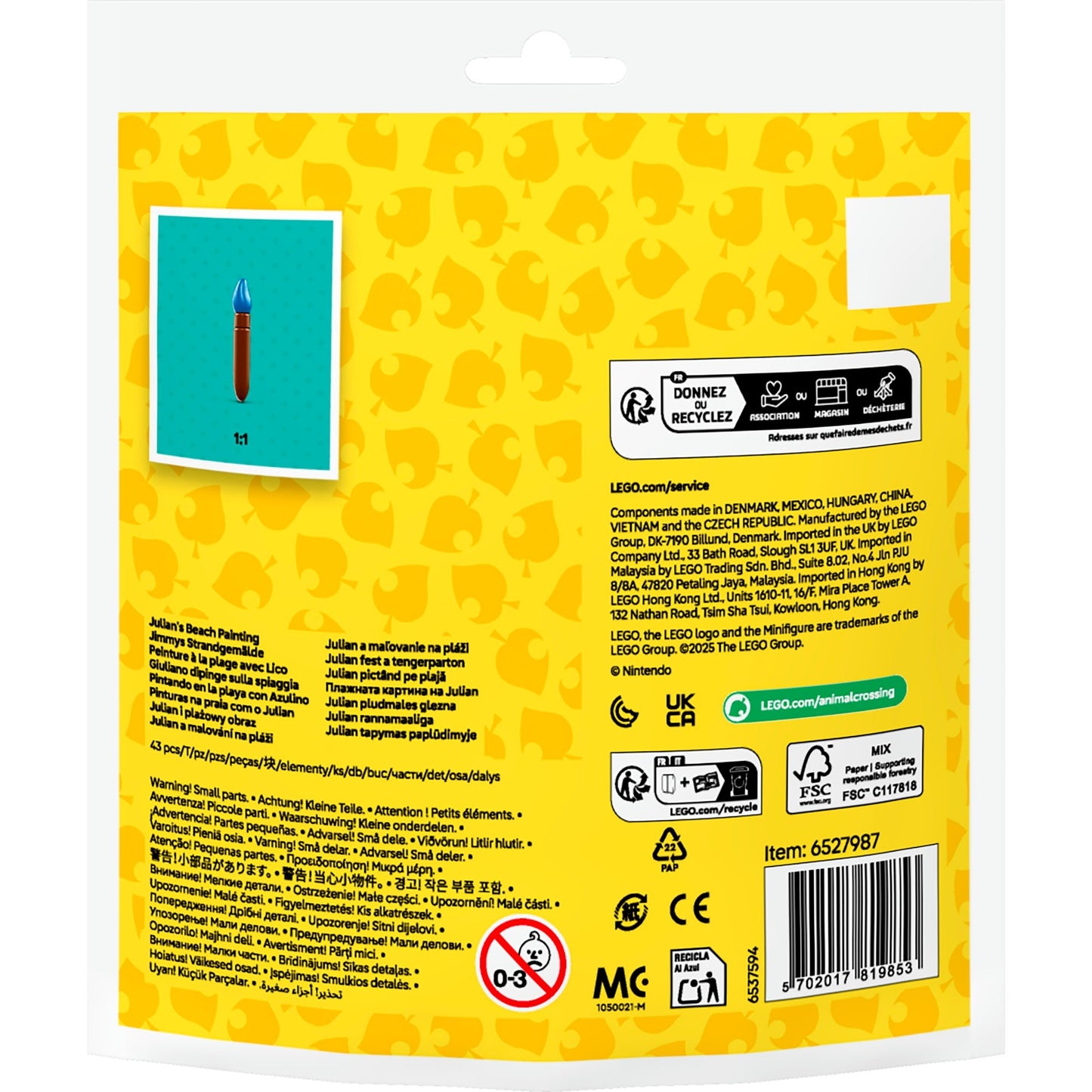 LEGO 30703 Animal Crossing Bag Painting avec Julian
