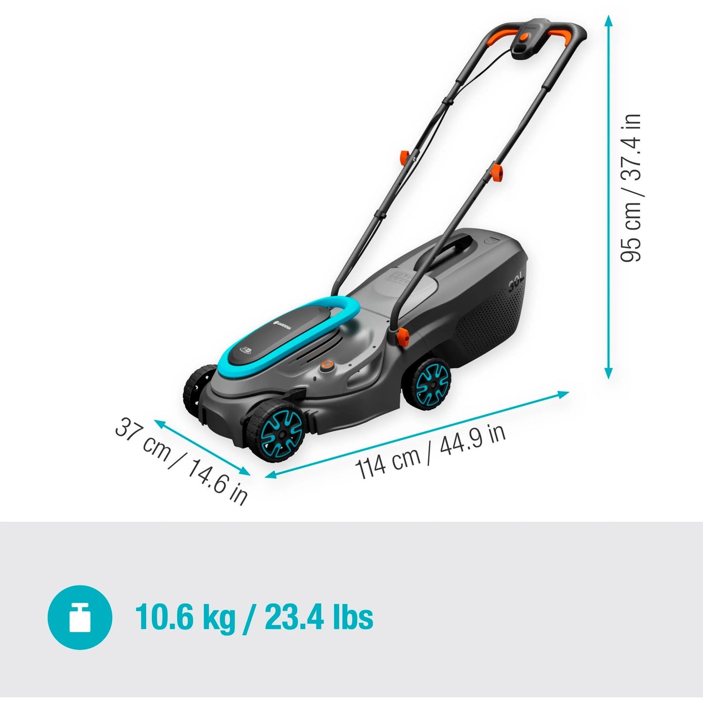 Gardena Accugrashaaier Powermax 32 18V P4A Set