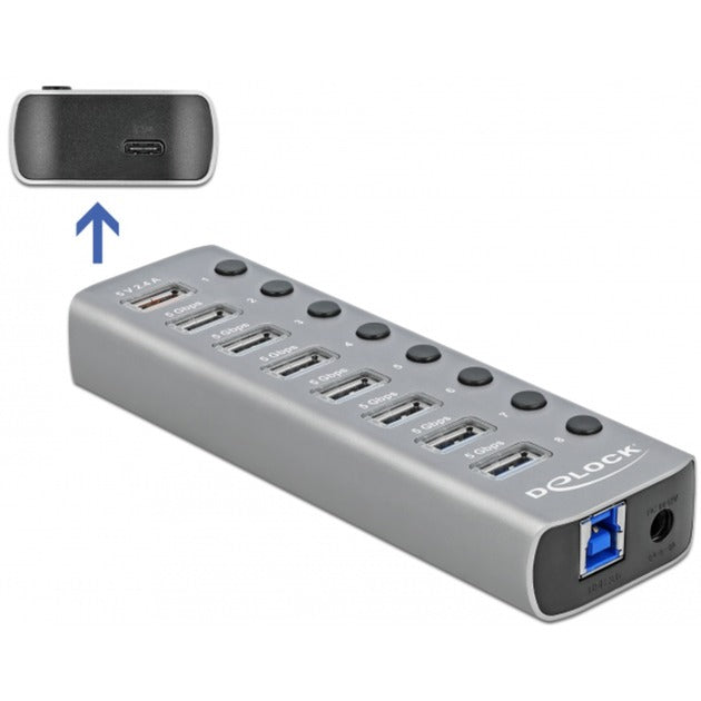 Dellock USB 3.2 Gen 1 Hub avec 7 portes