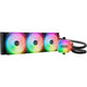 Soyez silencieux! Argb de 360 ​​mm de boucle lumineuse