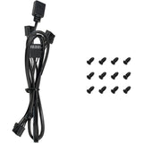 Ventilateurs de boîtier Deepcool FL12R RGB (noir, 3 pièces, 120 x 120 x 25 mm, PWM) - afbeelding 5