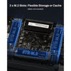 Terramaster f4-425 plus nas (blanc, 2x 5GBe, HDMI, USB)