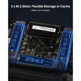 Terramaster f4-425 plus nas (blanc, 2x 5GBe, HDMI, USB) - afbeelding 6