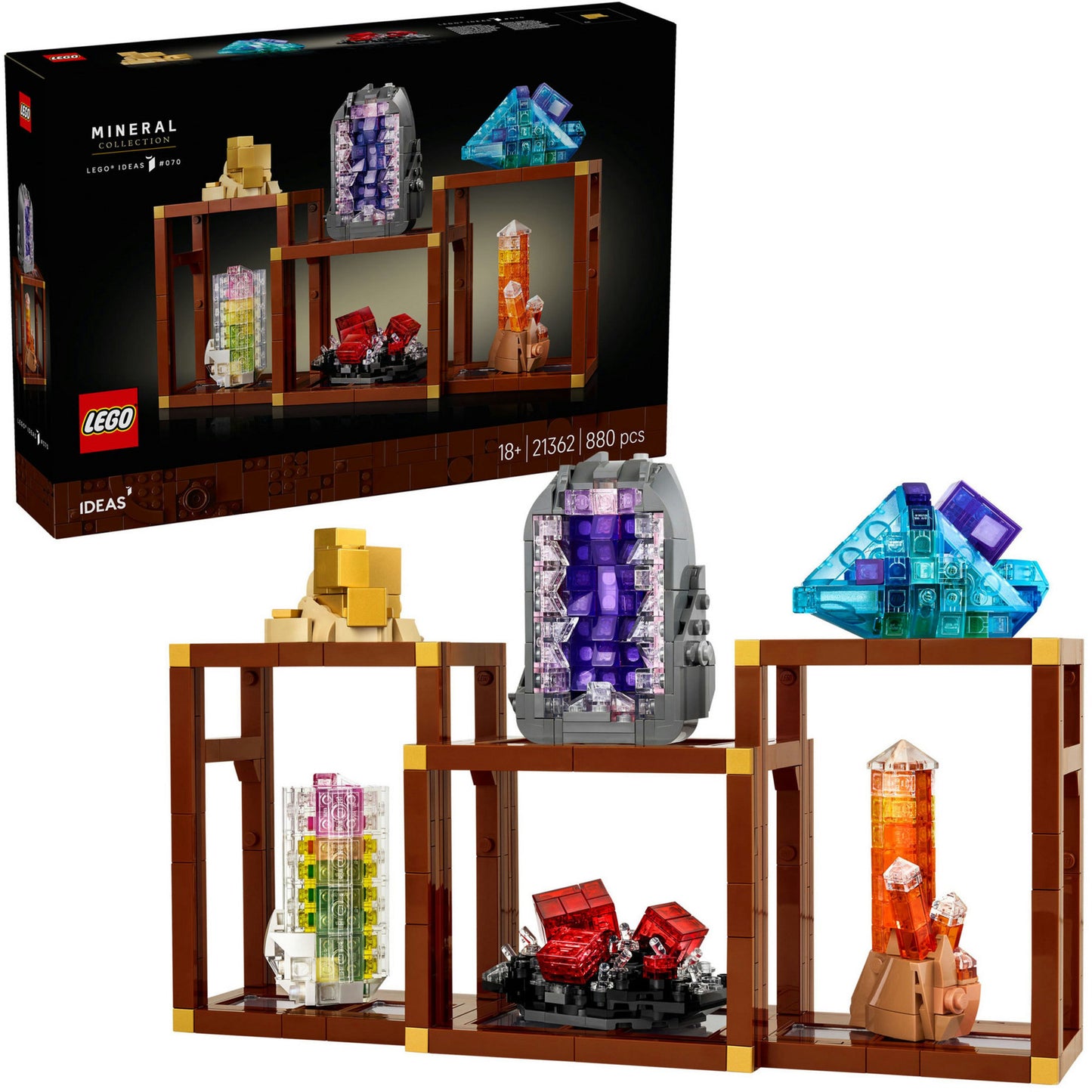 Lego ideas 21362 collection de minéraux