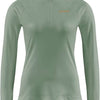 Cube half zip - maillot manches longues femme