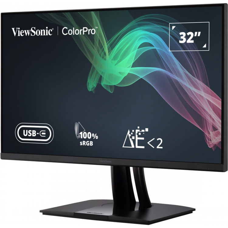 Moniteur Viewsonic VP3256-4k 31,5 (noir (mat), 2x HDMI, 1x port d'affichage, USB-A, USB-B, USB-C)