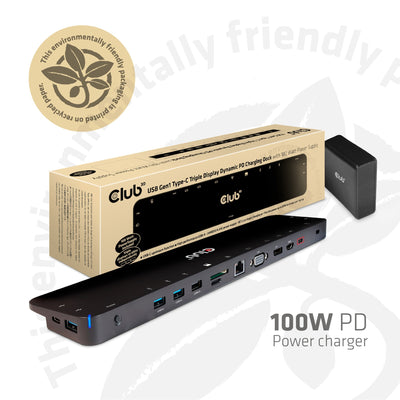 Club 3D USB-C 3.2 Gen1 Triple Dynamic Dynamic PD Charge