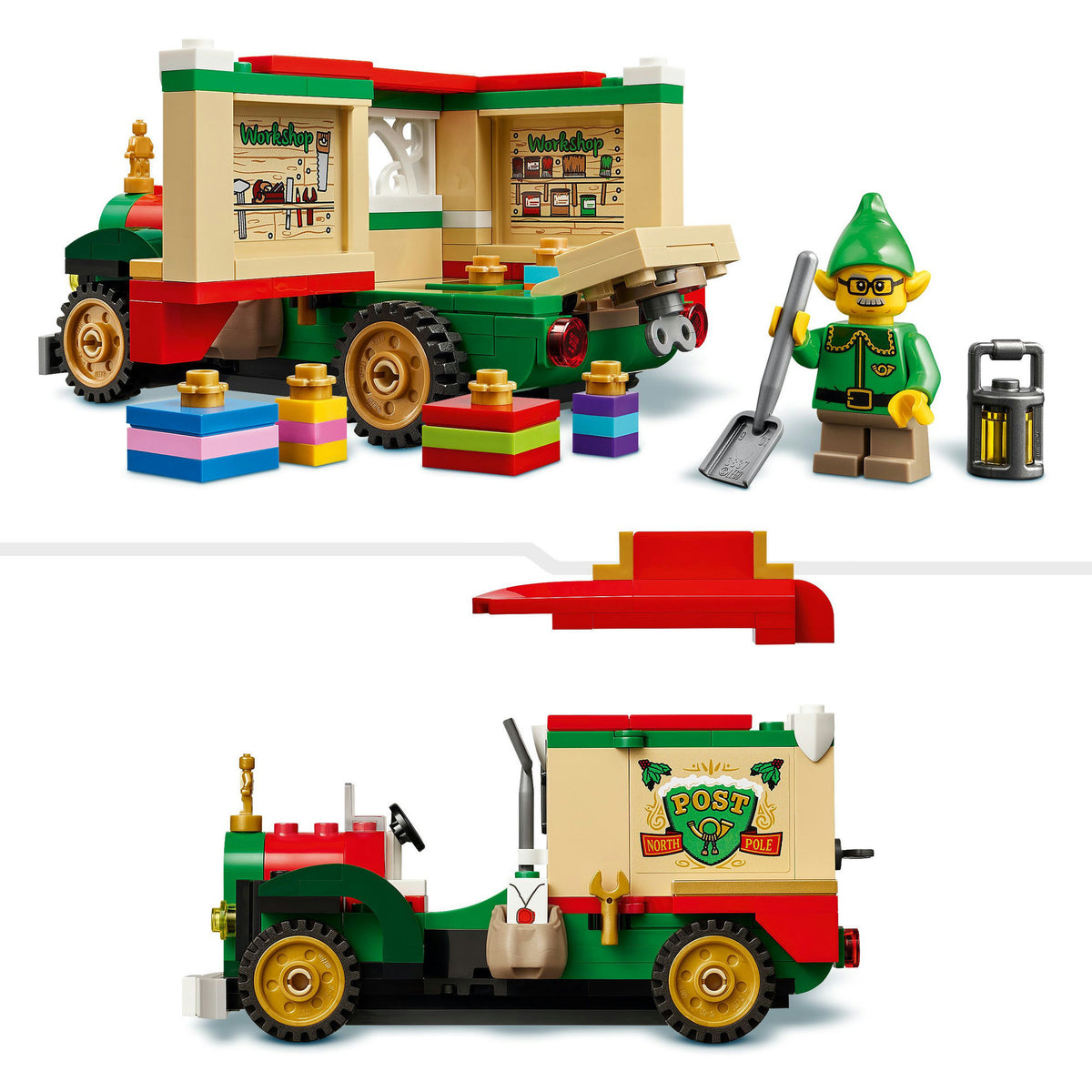 Lego Lel Seasons 40746 Le camion de livraison du Père Noël | 2 pièces