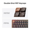 Clavier mécanique RVB Keychron k3 max-h3w tout bois édition spéciale (couleur bois, disposition américaine (qwerty), marron pompon de lait, 75 %, LED RVB, pbt double-shot, échange à chaud, 2,4 GHz | Bluetooth 5.1 | USB-C)