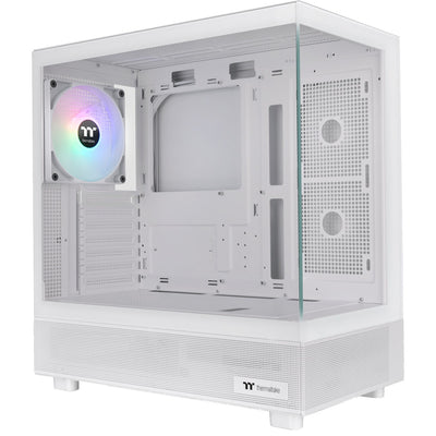 Thermaltake view 270 tg argb - boîtier tour midi neige (blanc | 2x USB-A | 1x USB-C | RGB | verre trempé)