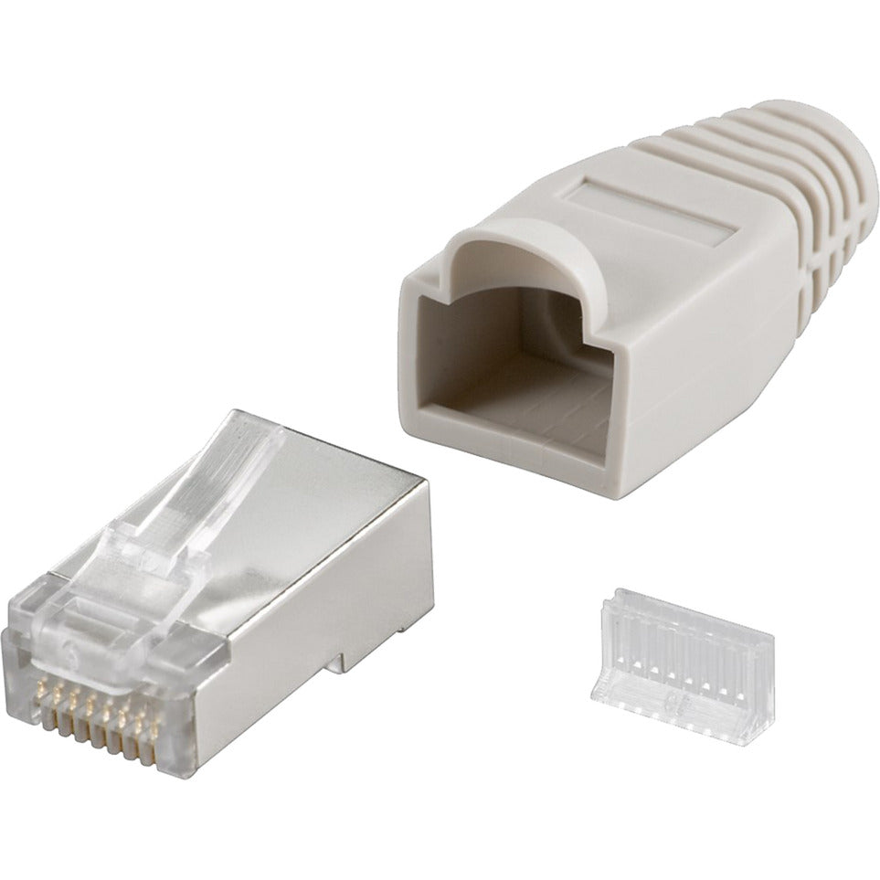 Prise Goobay rj45, prise stp cat 5e (gris, 10 pièces)