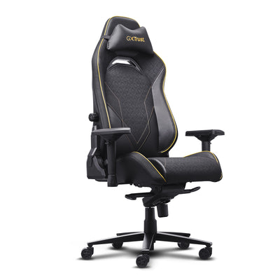 Trust GXT 721 Ruya Pro Premium Chaise de jeu confortable (noir jaune)