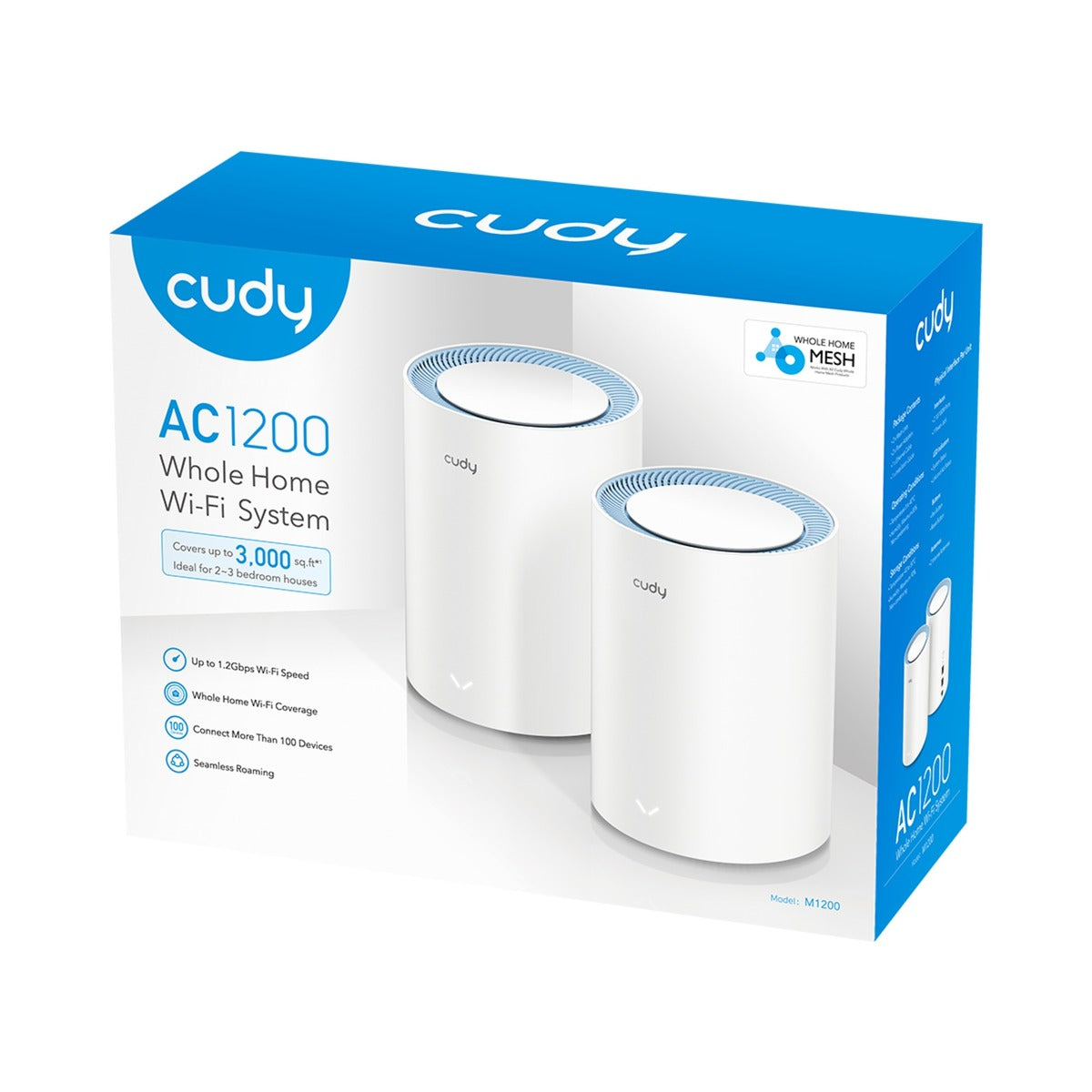 Cudy AC1200 Mesh Wi-Fi Système (2 pack)