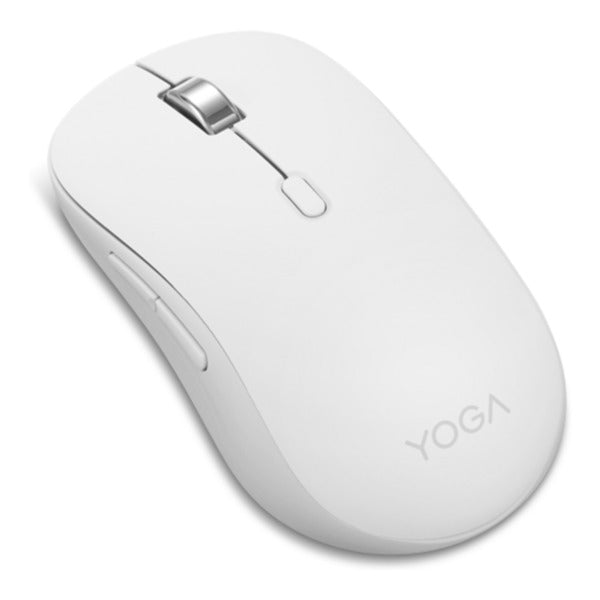 Souris Bluetooth silencieuse Lenovo Yoga Seashell (blanc gris, Bluetooth 5.3)