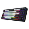 Hator Rockfall 3 TKL clavier de jeu sans fil (noir, disposition américaine, RVB, touches PBT, échange à chaud, Bluetooth USB-C 2,4 GHz)