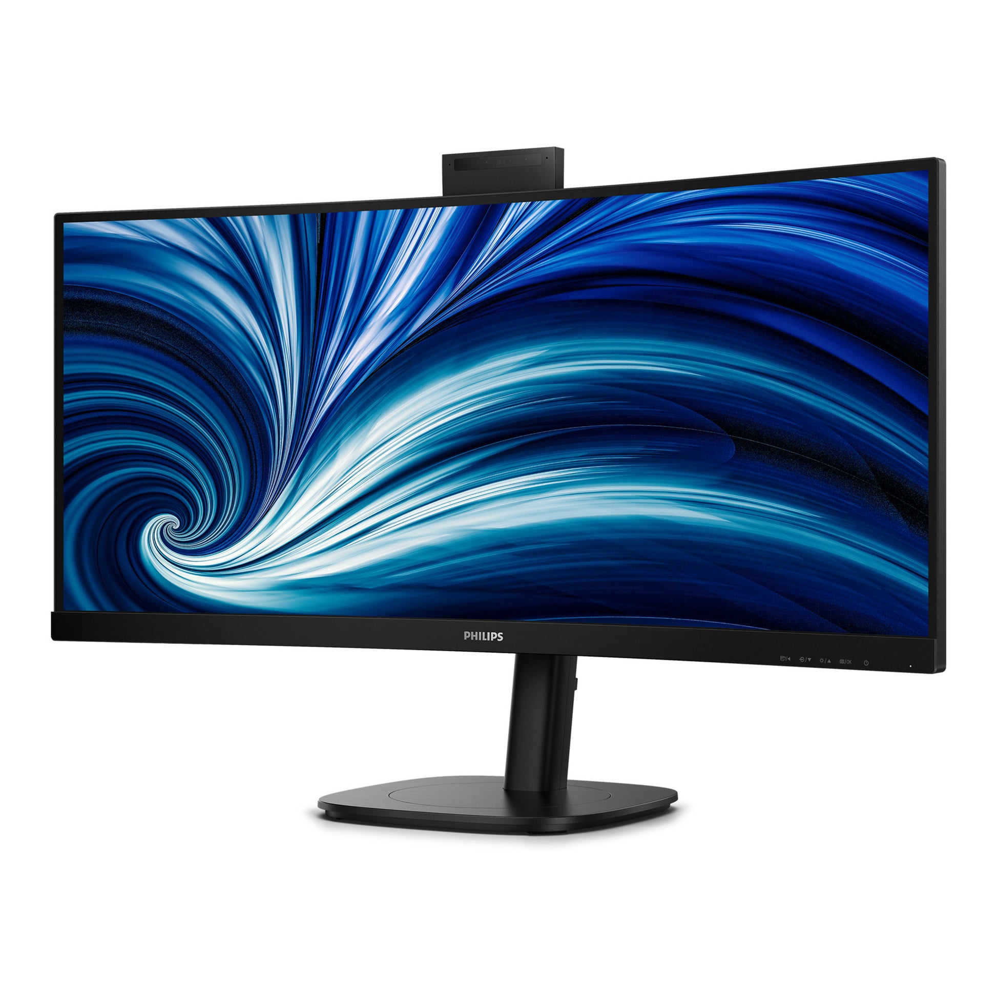Philips 34b2u3600ch 34 moniteur ultra-large incurvé (noir, 2x HDMI, port d'affichage, 3x USB-A, USB-B, USB-C, RJ-45)