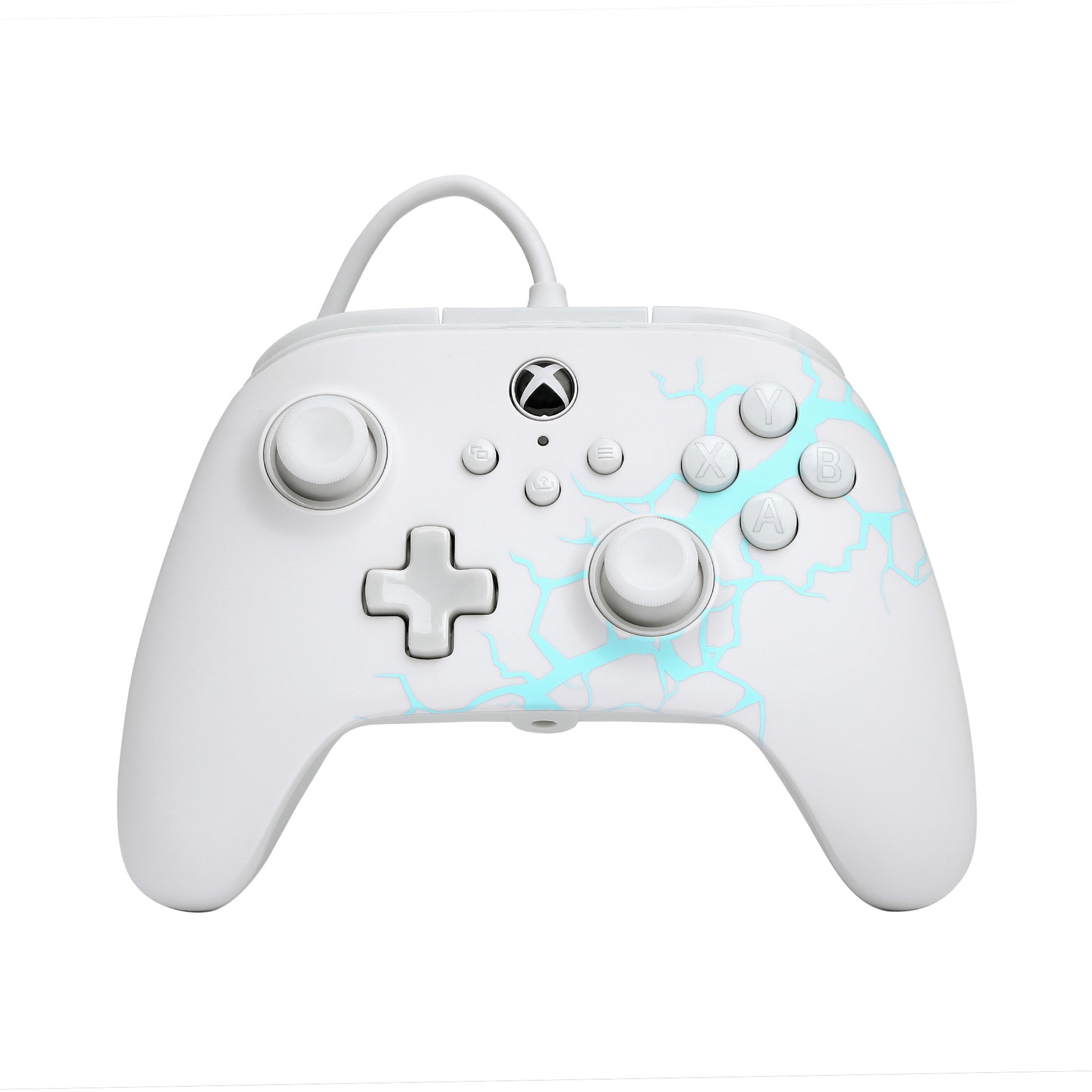 Manette Powera Advantage avec câble pour Xbox Series X|s - Polar Ice (blanc bleu, Xbox Series X|s, Xbox One, PC)