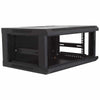 Armoire murale Dsi 4u avec rack serveur à porte vitrée (noir)