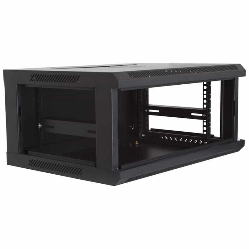 Armoire murale Dsi 4u avec rack serveur à porte vitrée (noir)