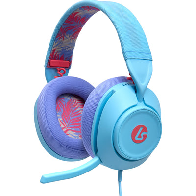 Powera Lucidsound LS10 Casque de jeu filaire – Casque de jeu supra-auriculaire Ocean Waves (bleu clair violet, Playstation 5, Playstation 4, Xbox Series X|s, Xbox One, PC, mobile)