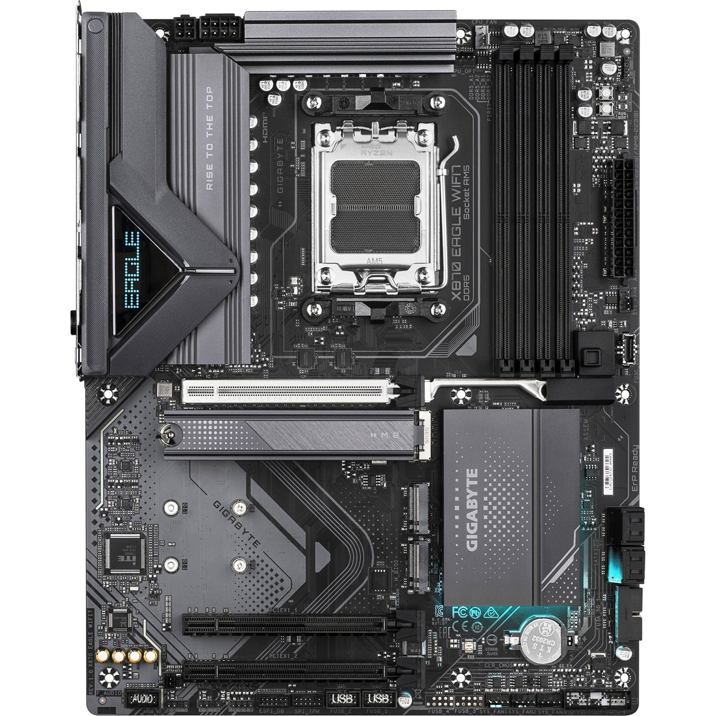 Gigabyte x870 Eagle WiFi7, ATX, AMD AM5, 4x DIMM DDR5, double USB4 Type-C, 2,5 GBE, Wi-Fi7