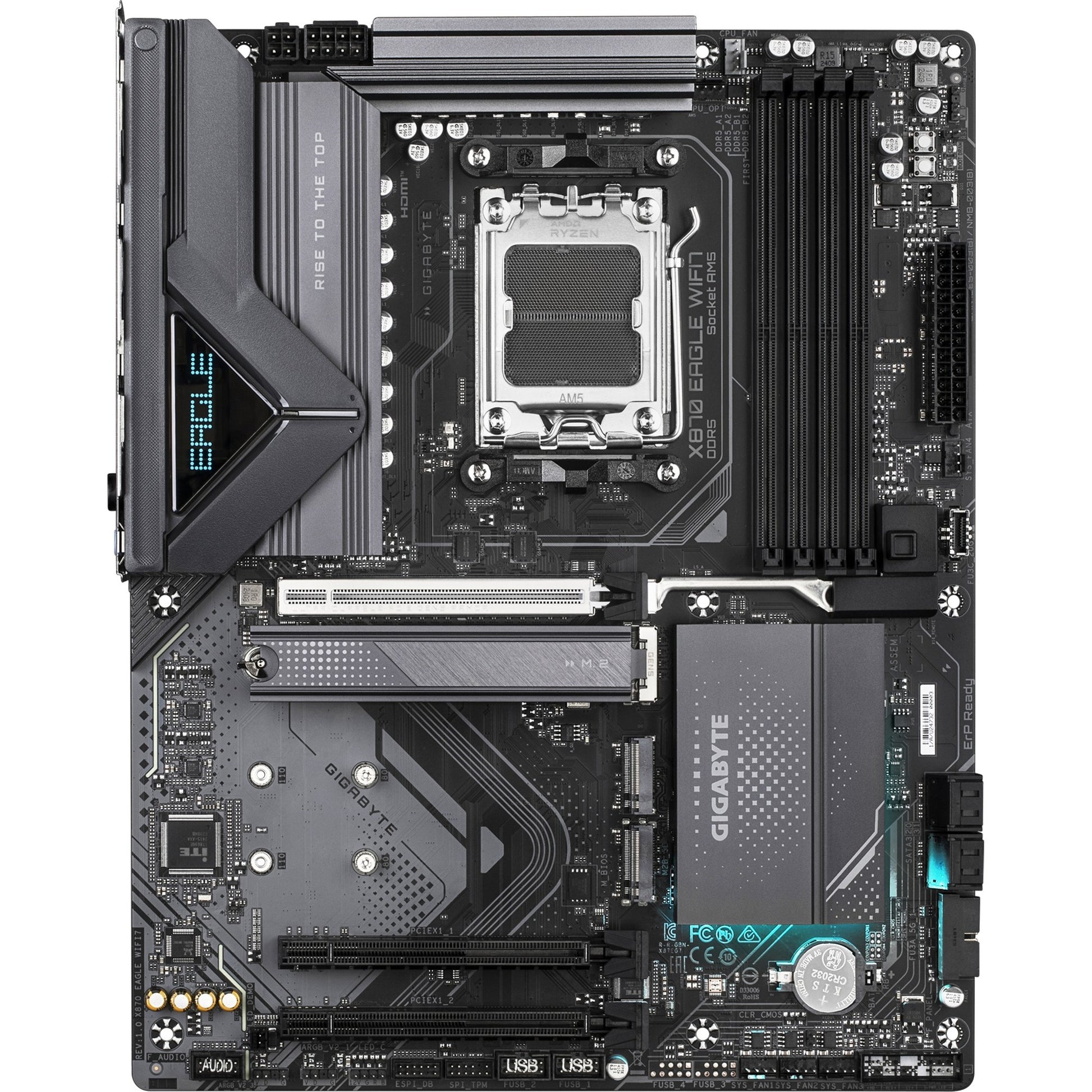 Gigabyte x870 Eagle WiFi7, ATX, AMD AM5, 4x DIMM DDR5, double USB4 Type-C, 2,5 GBE, Wi-Fi7
