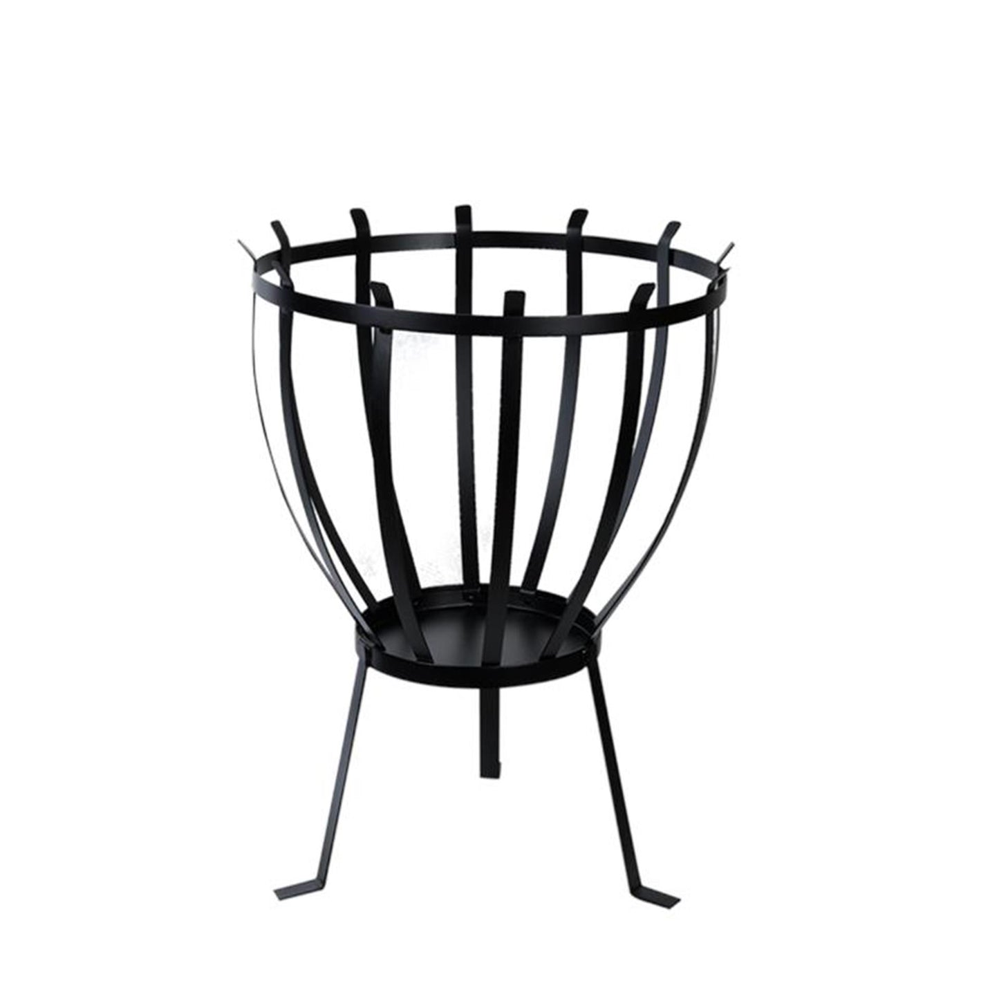 Brasero design Esschert demi-ellipse