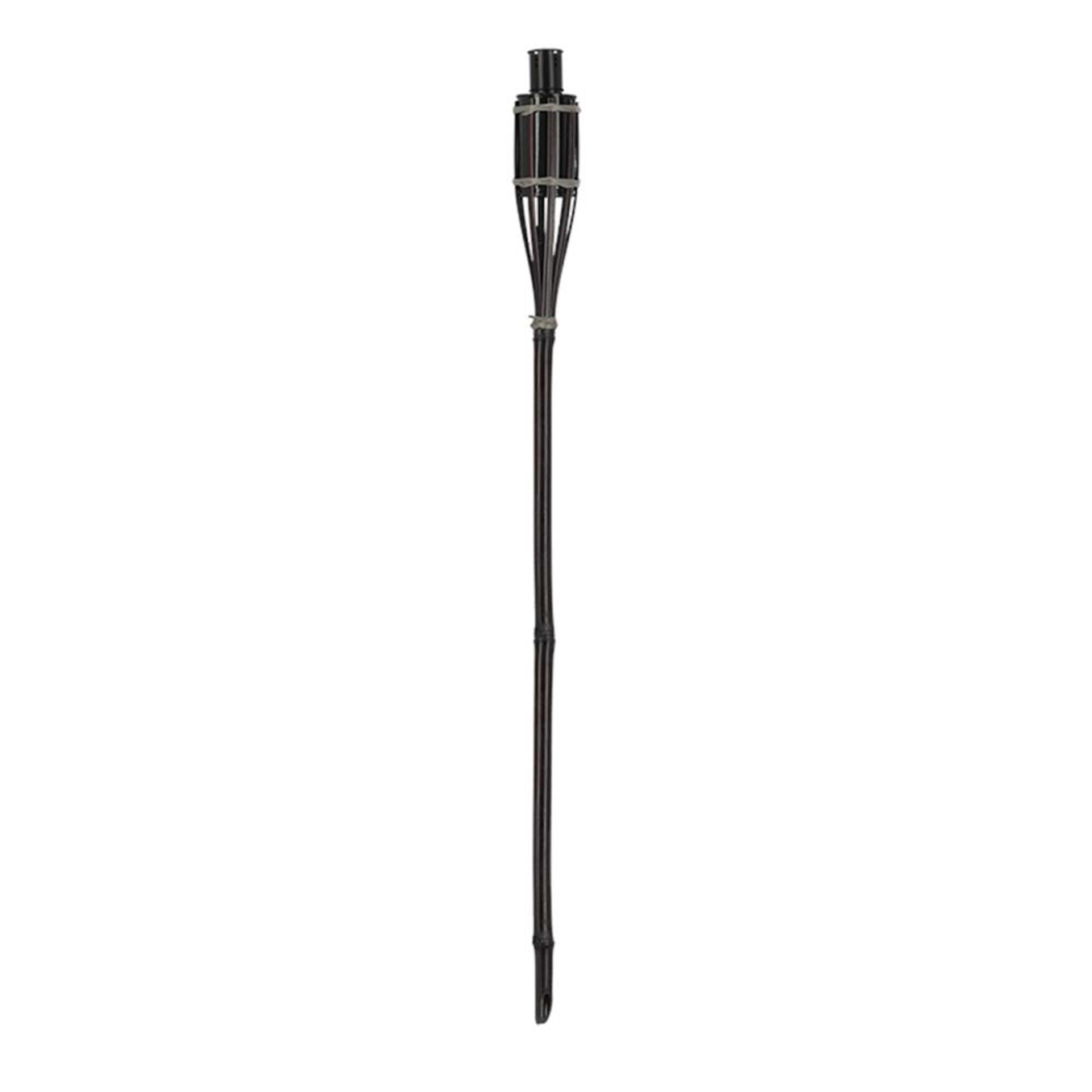 Esschert torche design bambou noir 90cm