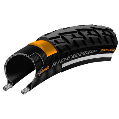 Continental Ride Tour Outdoor Tire - City Bike Band, noir, 27x1 1 4