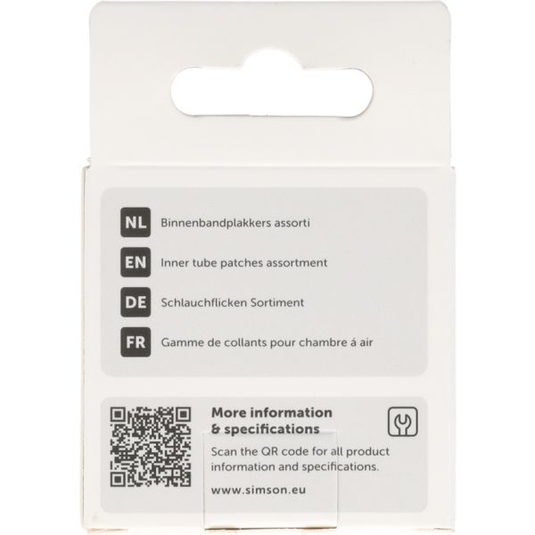 Kit de réparation de chambre à air Simson 9 pièces