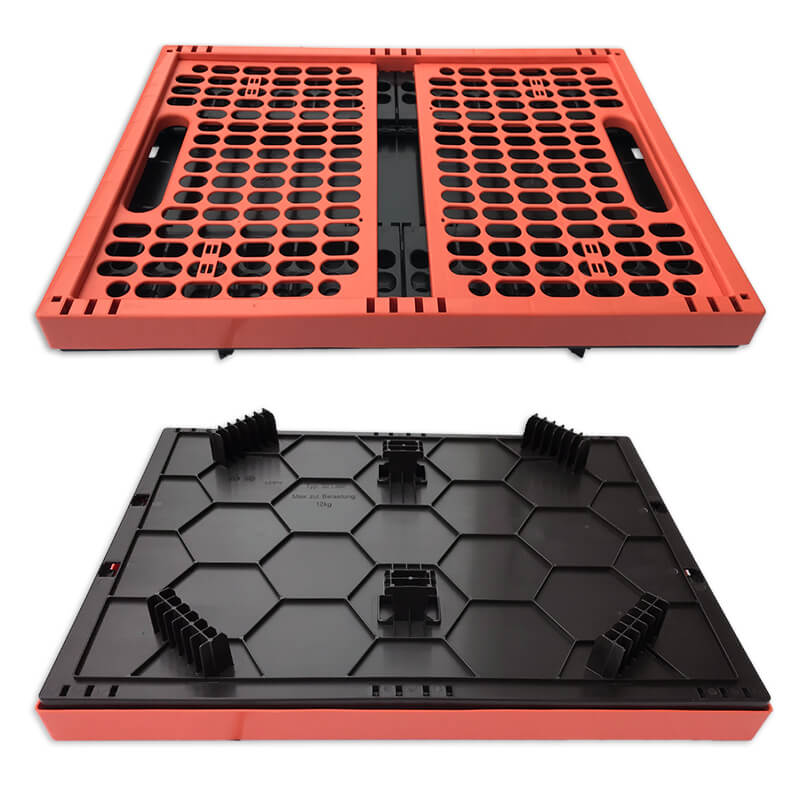 Ensemble de base : caisse pliante + multi-assiettes
