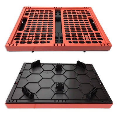 Ensemble de base : caisse pliante + multi-assiettes