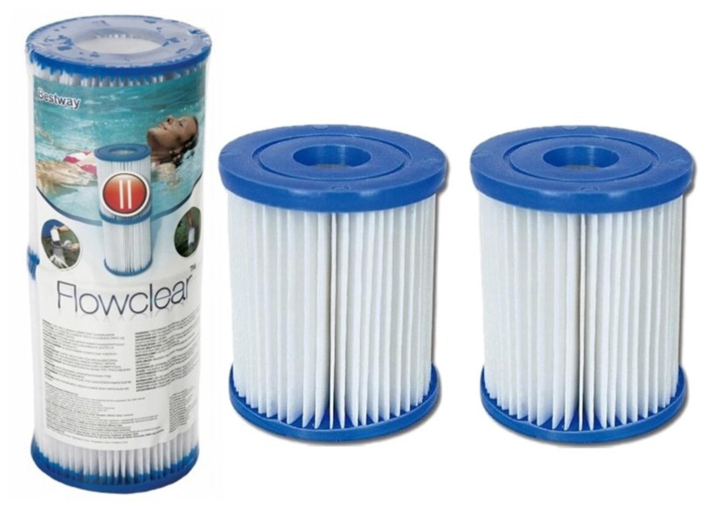 Bestway FilterCartridge 457 Piscine rapide 2 pièces