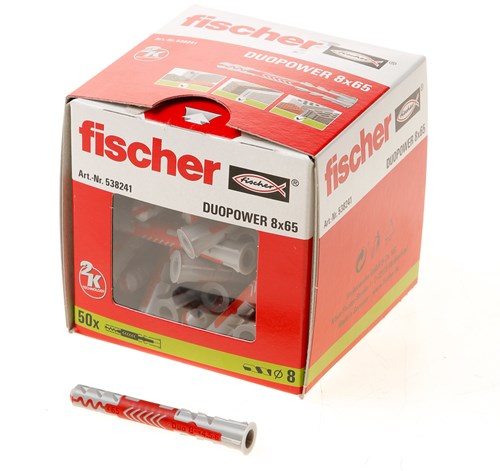 Fischer duopower 8x65 50 pièces -538251