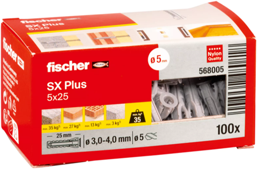 Fiche d'extension Fischer sx plus 5x25 - 568005