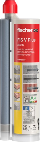 Mortier d'injection Fischer fis v plus 360 s - 558752 - 1 pièce(s) - 558752