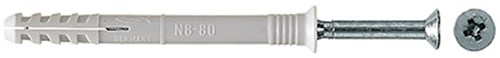 Bouchon à clou Fischer n 8x60 20 s (50) 50 pcs - 50356
