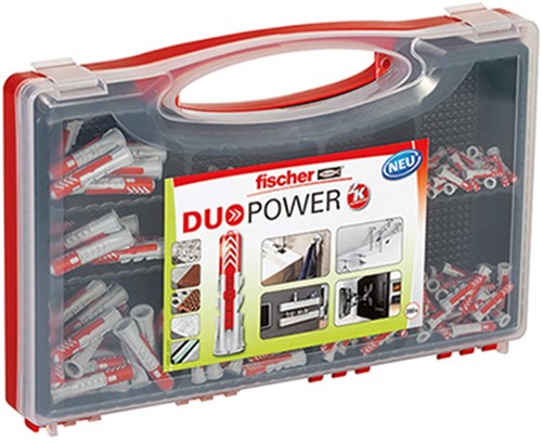 Assortiment de chevilles duopower Fischer red box dans une mallette 1 pc - 535973