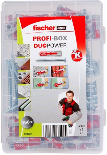 Fischer zb profibox duopower+vis (nv) - 538622