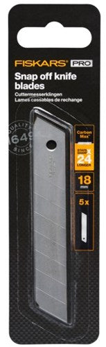 Couteau de rechange Fiskars carbonmax | 18mm | 5 pièces | 1027232 - 1027232