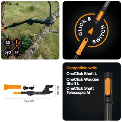 Fiskars coupe-arbre oneclick - 1080702