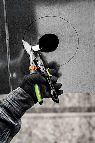 Cisailles à tôle pour aviation Fiskars powergear | à droite | décalage - 1027210
