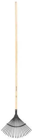Fiskars râteau éventail en bois massif à dents plates fsc – 1077118